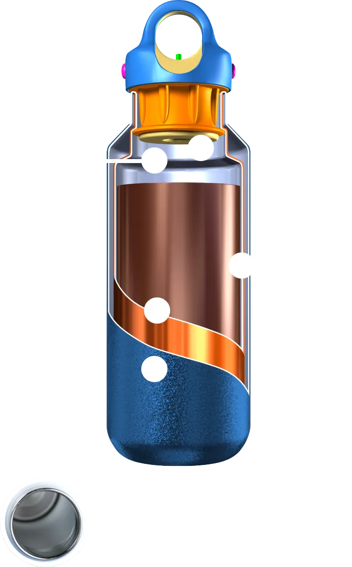 REVOMAX 20oz (592ml) – 炭酸飲料を入れられる水筒REVOMAX、ビール 